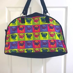 Warhol Style Pug Dogs Tote/Bag